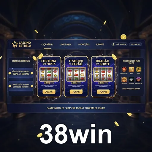 Tela de login ágil e seguro em plataforma de casino e slots